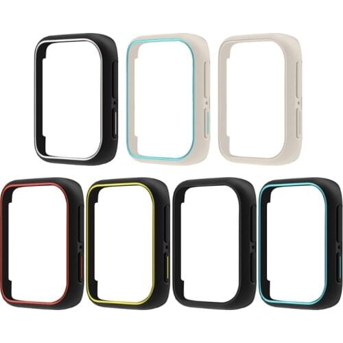 Compatible with Oppo-Watch1/2 Smart Watch Shells Protective Case Soft Durable Housing Protection Shell Shockproof Cover