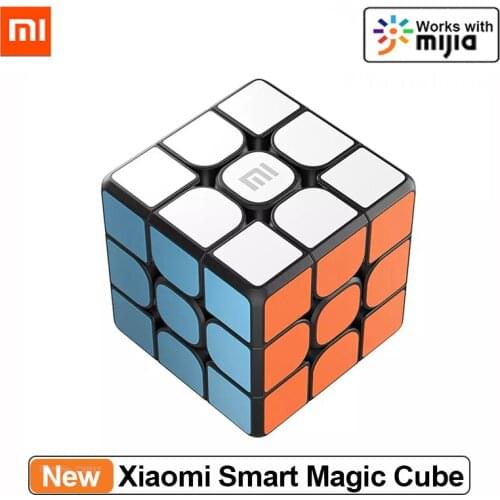 Original XIAOMI Original Bluetooth Magic Cube Smart Gateway Linkage 3x3x3 Square Magnetic Cube Puzzle Science Education Toy Gift