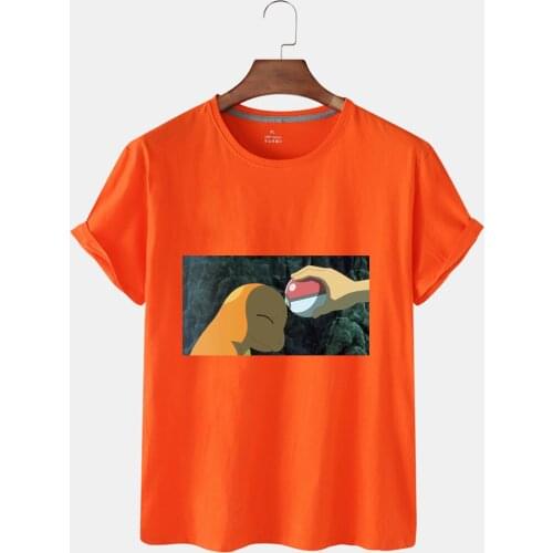 Womens T-Shirt Pattern Printed Womens T-Shirt Short Sleeve Round Collar Anti-Pilling T-Shirt Unisex T-Shirt Training T-Shirt