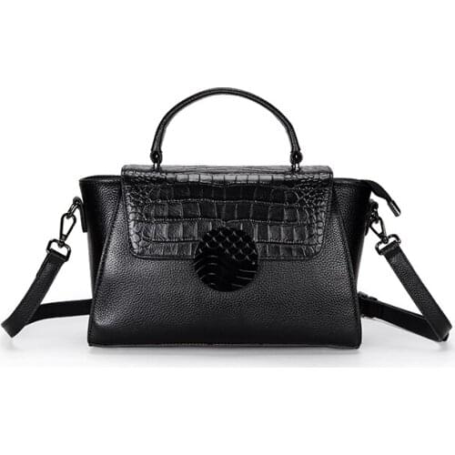 COMFORSKIN Premium 100% Genuine Leather Women Messenger Bag Large Capacity Women Tote Bag New Arrivals Shoulder Bag For Female