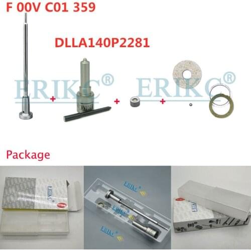 0445110465 0445110466 Injector Kits Spayer Nozzle DLLA140P2281 Control Valve F 00V C01 359 for HF4DA1-2C JAC 1100200FA130