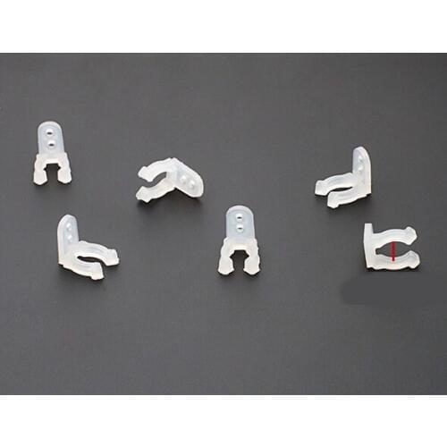 1000pcs LED Light With Rainbow Tube Clip Soft Neon Light Wire With Fixed Buckle Accessories