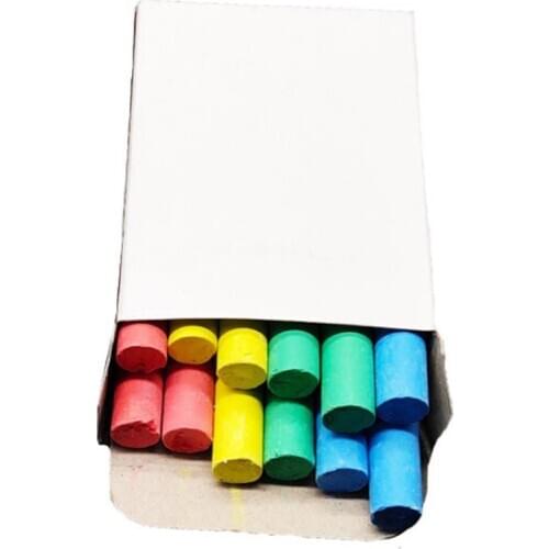 12PCS Kids Painting Playground Side Walk Art Floor Blackboard Chalk Graffiti Office Supplies Accessories