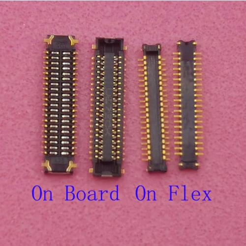 2pcs LCD Display Screen Flex Cable FPC Connector For Motorola Moto E5 plus XT1944-2 E5plus XT1924-9 G7 XT1962 On Board 40pin