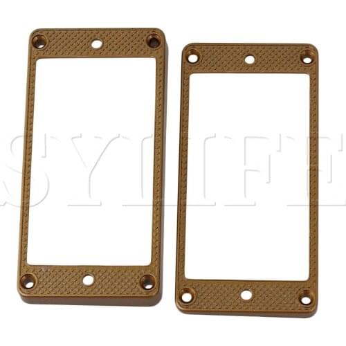 2PCS 91MM Bronze Electric Guitar Curved Mounting Humbucker Pickup Rings