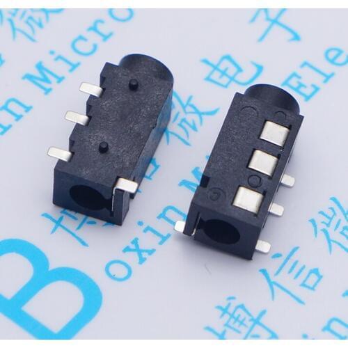 200pcs PJ-320D headphone jack headphone jack headphone jack 3.5 3 + 1 from left and right a 4P