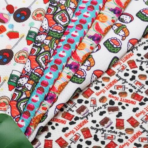 50*140cm Bullet Textured Liverpool Fabric Flower Printed DIY Tissue Kids Home Textile for Sewing Quilt Decoration Home L3037