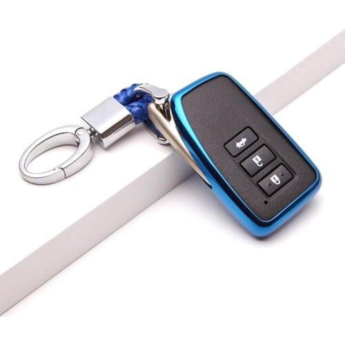 TPU Car Key Cover Protection Case For Lexus NX GS RX IS ES GX LX RC 200 250 350 LS 450H 300H Auto Key Skin Shell Car Keyring