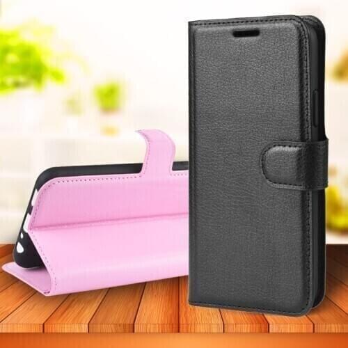 For Samsung Galaxy A50 A40 A30 A20 A10 Case High Quality Litchi Flip PU Leather Case Wallet Card Slots Stand Phone Cover Bag