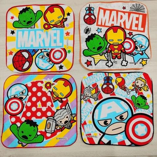 Disney Cartoon Childrens Handkerchief Small Square Towel Face Towel Soft Boy Girl Gift 20x20cm