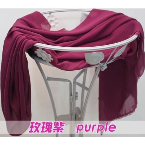 Purple Chiffon Fabric Sheer Bridal Wedding Dress Lining Fabric Skirt 60" Wide 5 Yards Per lot Free Shipping