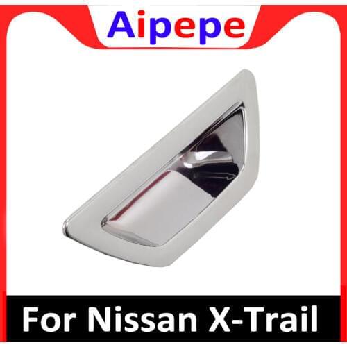 ABS Chrome Rear Behind Door Handle Bowl Cover Cap Trim 1 Pcs For Nissan X-Trail X Trail T32 Rogue 2014 2015 2016 2017 2018 2019