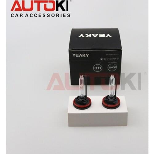 Autoki Yeaky Series AC 35W 12V Super Brightness HID Xenon Bulb H11 HID Lamp Bulbs for car motorcycle headlight fog lamp