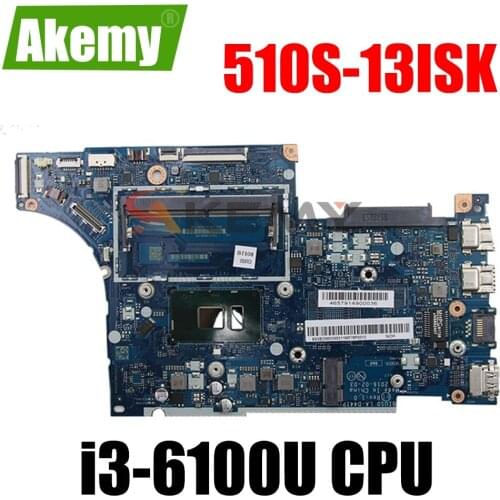 Motherboard lenovo 510S-13ISK Laptop motherboard i3-6100U BIUS0 LA-D441P LA-D441P tested good 100