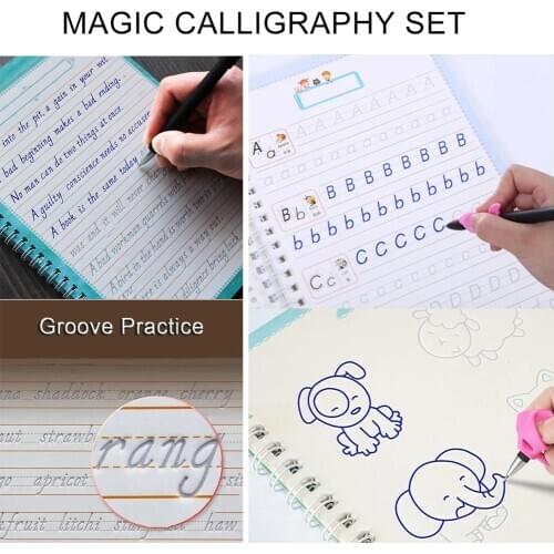 New Magic Calligraphy That Can Be Reused Handwriting Copybook Set for Kid Calligraphic Letter Writing New Arrival