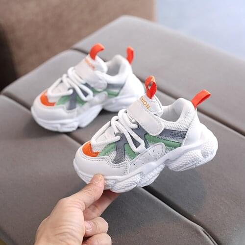 New Arrivals Kids Shoes for Boys Baby Toddler Sneakers Fashion Breathable Little Children Girls Sports Shoes Size 21-30