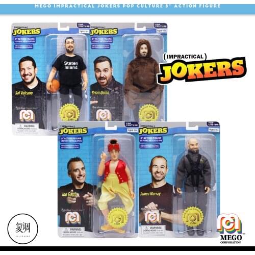 Original Mego Impractical Jokers US TV series Action Figure Model Toys Original Collection