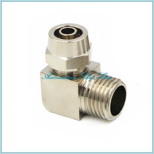 Pneumatic Fittings Tube connected 4 6 8 10 12mm 90 degrees Male Thread Air Hose Quick Joint Coupler Connector Adapter