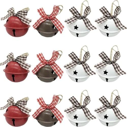 Christmas Bell Pendants Xmas Tree Hanging Pendant Decorative Adornments For Home Festival