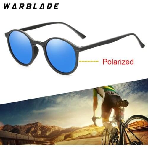 WarBLade High Quality Men Polarized Round Sunglasses Retro Vintage UV400 Driving Eyewear Male Women Sun Glasses Gafas Ciclismo