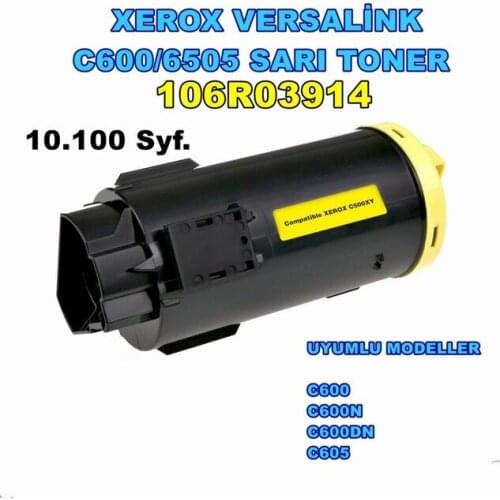 Xerox Versalink 106 R03914 C600/C600DN/C605 Yellow Equivalent Toner 352568652