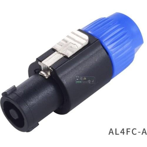 1Pcs performance four-pin professional audio plug NL4FC the same speaker 4-pin ohm plug stage audio HIFI accessories AL4FC-A