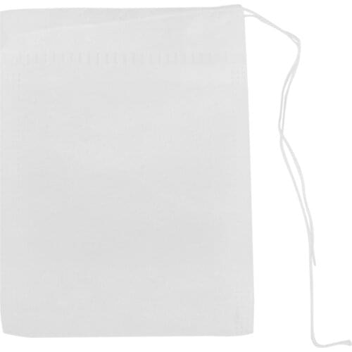 1000Pcs/Lot New Pla Biodegraded Tea Bag Filters Ultrasonic Corn Fiber Cords Tea Bags Coffee Filter 6X8Cm