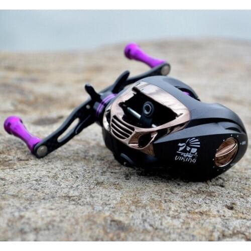 12+1 BB 6.3:1 high speed ratio Magnetic brake system water drop reel carbon or metal handle fishing line wheel drag power 5.5kg