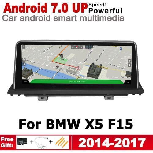 Android 7.0 up IPS car HD Screen player For BMW X5 F15 2014~2017 NBT original Style Autoradio gps navigation WiFi Bluetooth