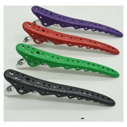 15packs (90pcs) Aluminum hair clip Professional Salon Hairdressing Styling tools Section Hair Clips