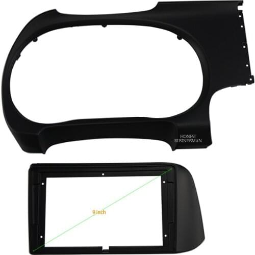 9 INCH Car Audio Frame GPS Navigation Fascia Panel Car dvd Plastic Frame Fascia is suitable for 2019 HYUNDAI I-10