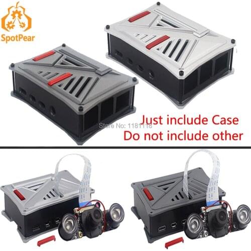 Raspberry Pi 4 ABS colour Optional Case with fan and heatsink