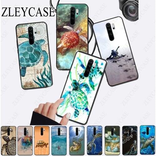Cute Sea animal Turtle Tortoise Phone Case Shell for redmi note8pro note7 note5 note6pro 7A 8A 8 note9s 8t note9pro Cover
