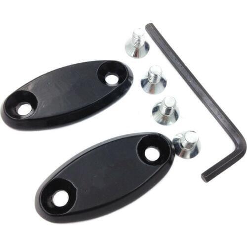 Motorcycle 2x Mirror Block Off Base Plates For Honda CBR 600 F4 600RR 900RR 1000RR 954 929