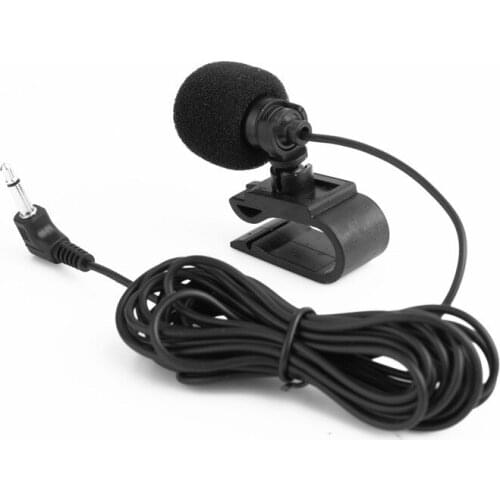New Mini Professionals Car Audio Microphone 3.5mm Jack Plug Mic Stereo Mini Wired External Microphone for PC Auto Car DVD Radio