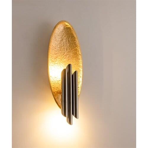 Post Modern Luxury Inclined Port Wall Lamps Aisle Corridor Staircase Sconce Wall Lights Living Room Bedroom Bedside Fixtures