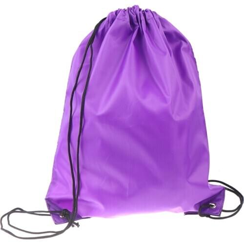Portable Sports Bag Thicken Drawstring Belt Riding Backpack Gym Drawstring Shoes Bag Clothes Backpacks Waterproof