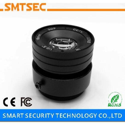 SMTSEC SL-1614MP 1/2.5" 16mm F1.4 20 Degrees HD 3MP CS Mount CCTV Lens For CCTV Surveillance Camera