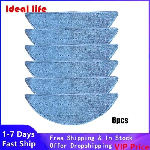 Microfiber Cloths Mop Cloth Mopping Cloths Replacement For Lefant M200 M201 M520M M501-A M571 T700 M501 Robotic Vacuum Cleaner