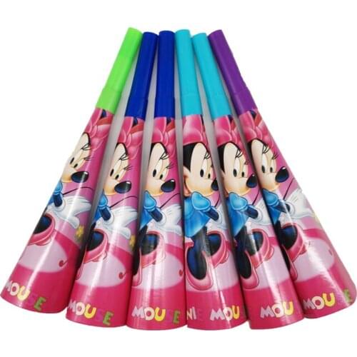 Minnie Mouse Kids Birthday Party Supplies Disposable Tableware Plates Cup Tablecloth Baby Shower Decoration Event Favor Red Pink
