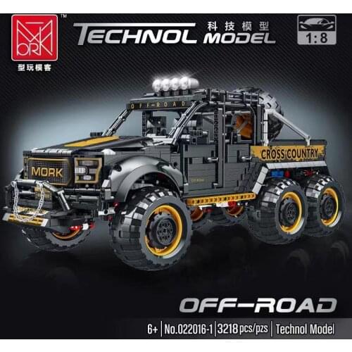 MORK Technical MOC 022016 Ford City SUV Adventure Off-Road Vehicle Building Block Brick Racing Car Toys Children Birthday Gifts