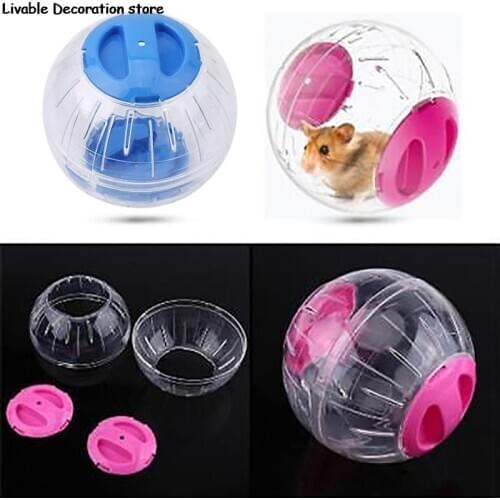 Breathable Clear Ball Without Bracket Hamster Pets Product Small Running Ball 2Colors Plastic Fit For Small Pet