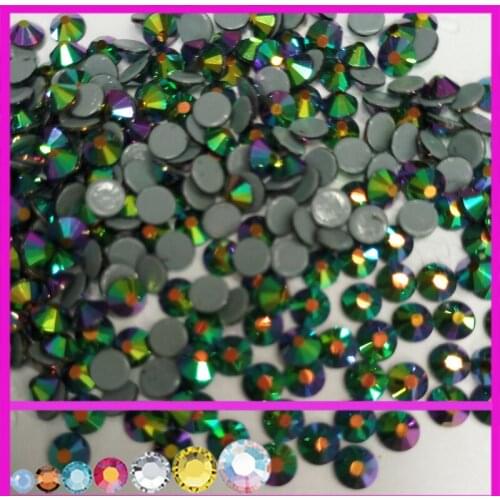 Top quality flat back hotfix rhinestones!1440pcs ss20 Gold Aurum hematite AB iron on crystal with strong grey glue super shine
