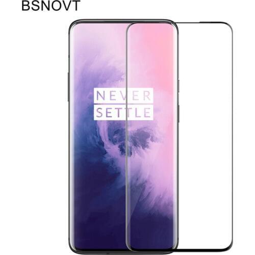 1PCS Screen Protector For Oneplus 7 Pro Glass 3D Curved Edge Tempered Glass For Oneplus 7 Pro Glass Oneplus 7 Pro Seamless Flim