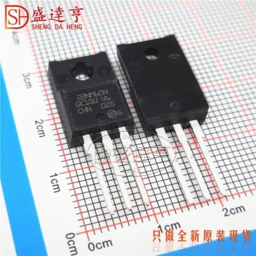 10Pcs/Lot STF22NM60N 22NM60N 16A 600V TO-220F DIP MOSFET Transistor NEW Original In Stock
