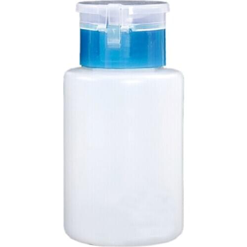 150ML Nail Vanish Polish Remover Pump Dispenser Bottle (Blue)