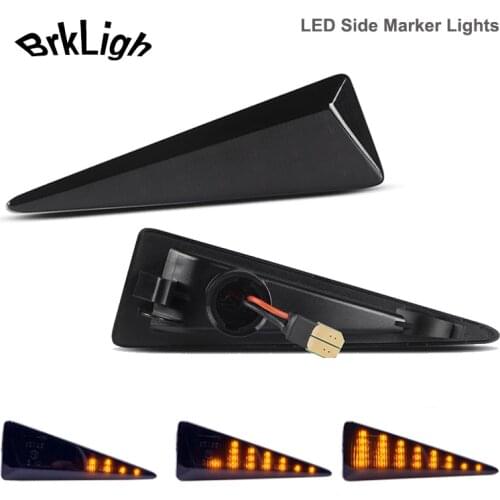 2Pcs Dynamic LED Side Marker Turn Signal Light Lamps For Renault Espace Megane MK2 Grand Scenic Avantime Thalia Vel Satis Wind