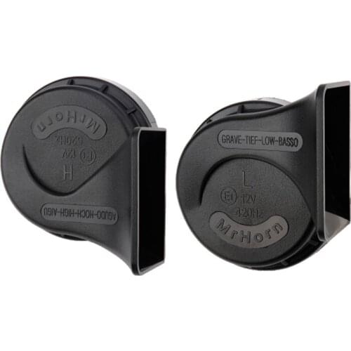 2pcs Car whistle snail horn is suitable for all models 12V common style 4 lines