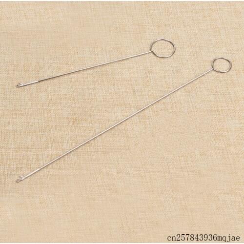 200Pcs Crocheck Hook DIY Sewing Tools Seam Ripper Loop Turner with Latch Hook 17.5/26.5cm