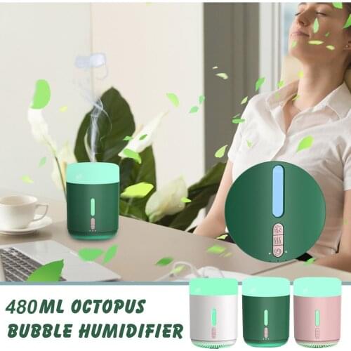 Aroma Air Humidifier Usb Ultrasonic Aroma Essential Oil Diffuser Romantic Soft Light Humidifier Mini Cool Mist Maker#g4
